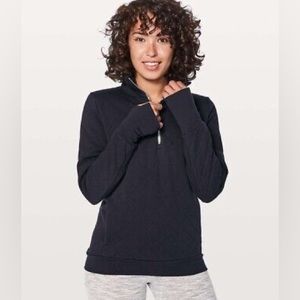 Lululemon warm primaloft 1/2 zip sweater